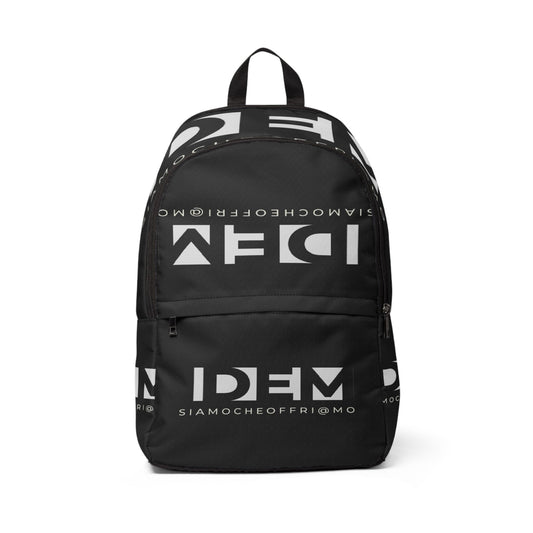 IDEM Unisex Fabric Backpack, Idem Brand Backpack, Target Audience: Unisex, Fits Into Everyday Life, Relevant for Back to School, Travel,